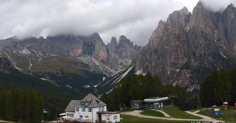 Webcam Vigo di Fassa-Pera-Ciampedìe - Vigo - Torri del Vajolet