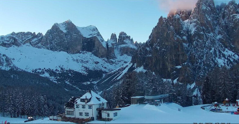 Webcam Vigo di Fassa-Pera-Ciampedie - Vigo - Torri del Vajolet