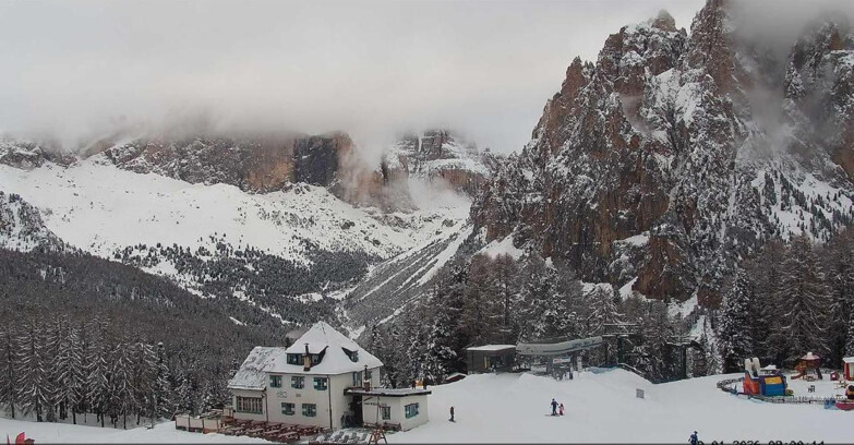 Webcam Vigo di Fassa-Pera-Ciampedie - Vigo - Torri del Vajolet