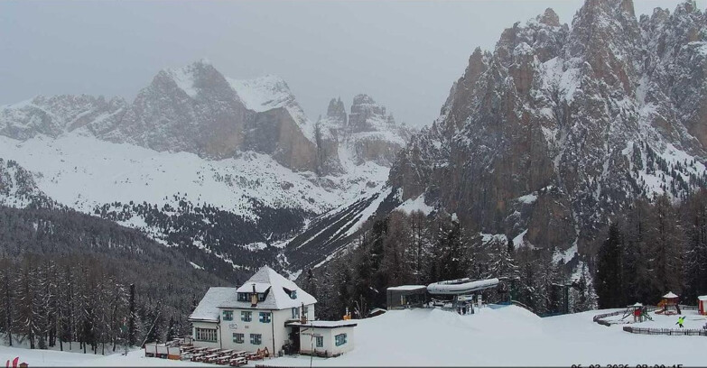 Webcam Vigo di Fassa-Pera-Ciampedìe - Vigo - Torri del Vajolet