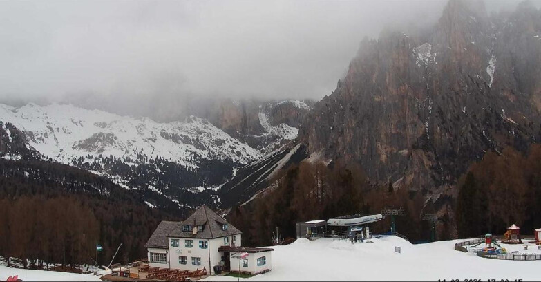 Webcam Vigo di Fassa-Pera-Ciampedìe - Vigo - Torri del Vajolet