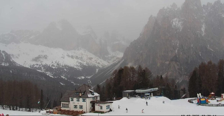 Webcam Vigo di Fassa-Pera-Ciampedie - Vigo - Torri del Vajolet