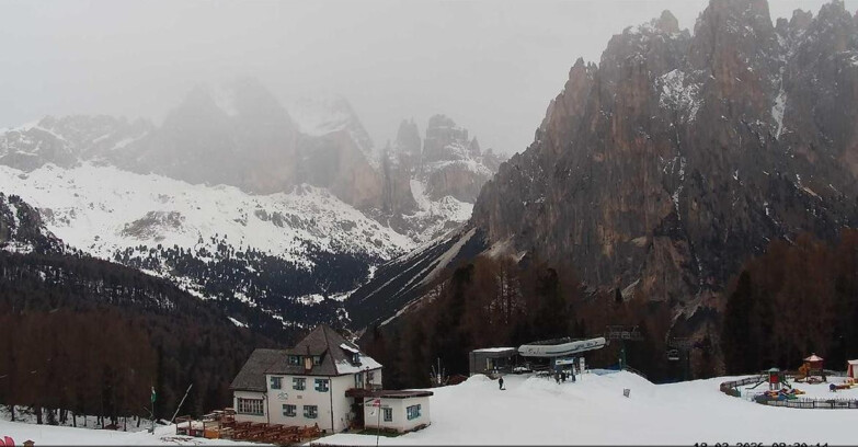 Webcam Vigo di Fassa-Pera-Ciampedie - Vigo - Torri del Vajolet