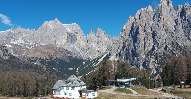 Webcam Vigo di Fassa-Pera-Ciampedìe - Vigo - Torri del Vajolet