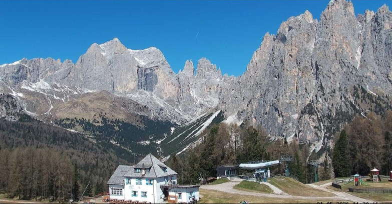 Webcam Vigo di Fassa-Pera-Ciampedìe - Vigo - Torri del Vajolet