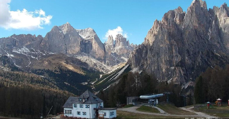 Webcam Vigo di Fassa-Pera-Ciampedìe - Vigo - Torri del Vajolet