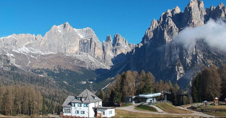 Webcam Vigo di Fassa-Pera-Ciampedìe - Vigo - Torri del Vajolet