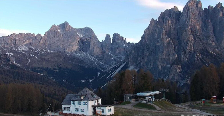 Webcam Vigo di Fassa-Pera-Ciampedìe - Vigo - Torri del Vajolet