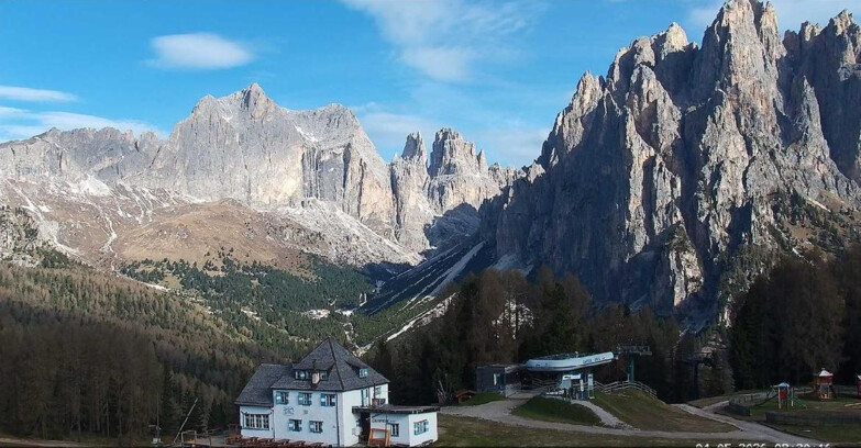Webcam Vigo di Fassa-Pera-Ciampedìe - Vigo - Torri del Vajolet