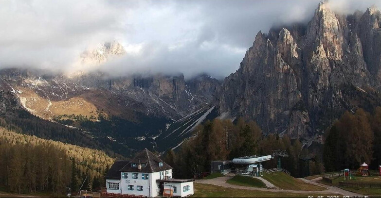 Webcam Vigo di Fassa-Pera-Ciampedie - Vigo - Torri del Vajolet