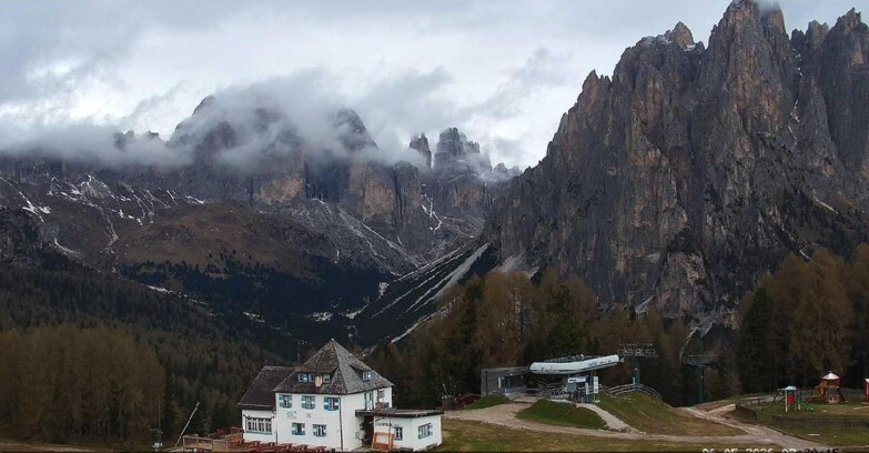 Webcam Vigo di Fassa-Pera-Ciampedie - Vigo - Torri del Vajolet