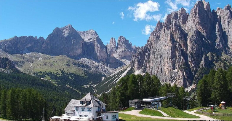 Webcam Vigo di Fassa-Pera-Ciampedìe - Vigo - Torri del Vajolet