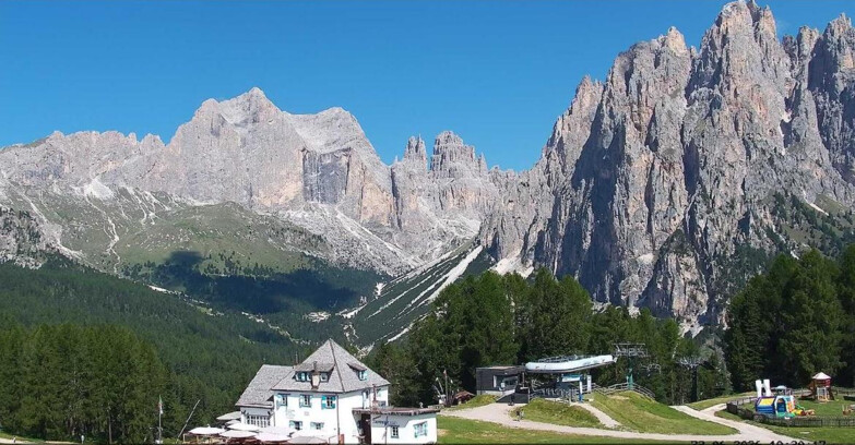 Webcam Vigo di Fassa-Pera-Ciampedie - Vigo - Torri del Vajolet
