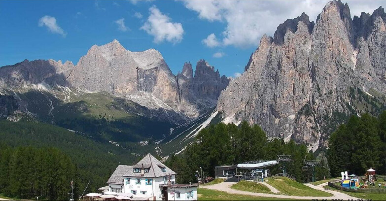 Webcam Vigo di Fassa-Pera-Ciampedie - Vigo - Torri del Vajolet