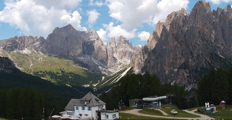 Webcam Vigo di Fassa-Pera-Ciampedie - Vigo - Torri del Vajolet