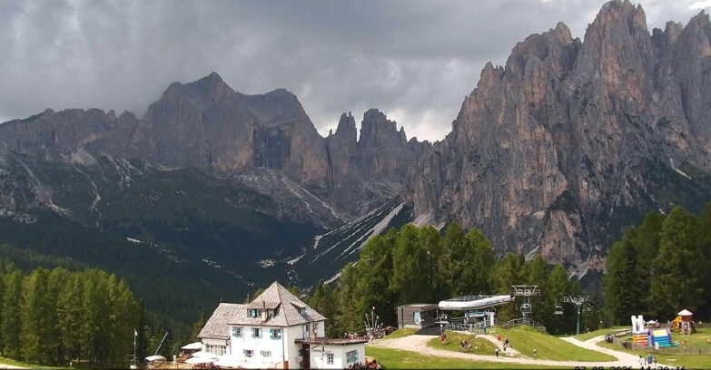 Webcam Vigo di Fassa-Pera-Ciampedìe - Vigo - Torri del Vajolet
