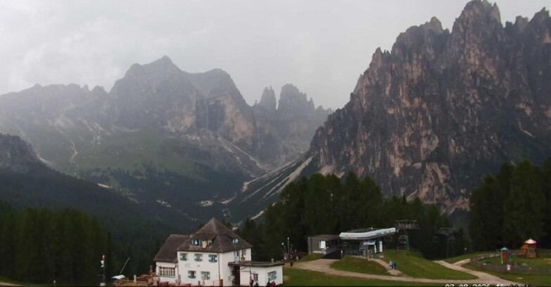 Webcam Vigo di Fassa-Pera-Ciampedìe - Vigo - Torri del Vajolet