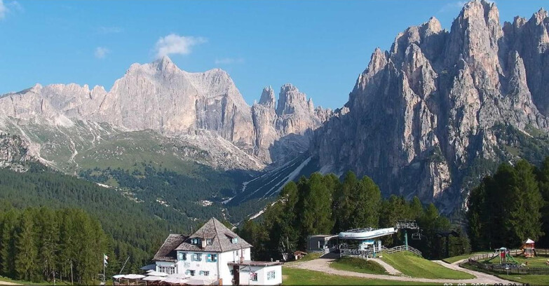 Webcam Vigo di Fassa-Pera-Ciampedìe - Vigo - Torri del Vajolet