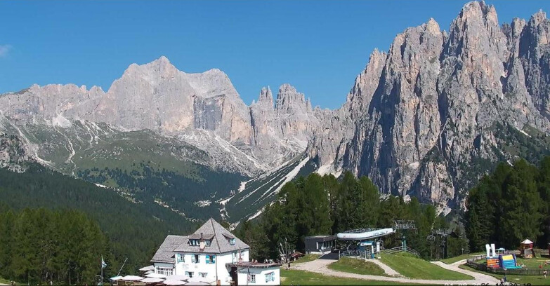 Webcam Vigo di Fassa-Pera-Ciampedìe - Vigo - Torri del Vajolet