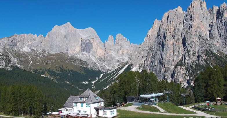 Webcam Vigo di Fassa-Pera-Ciampedìe - Vigo - Torri del Vajolet