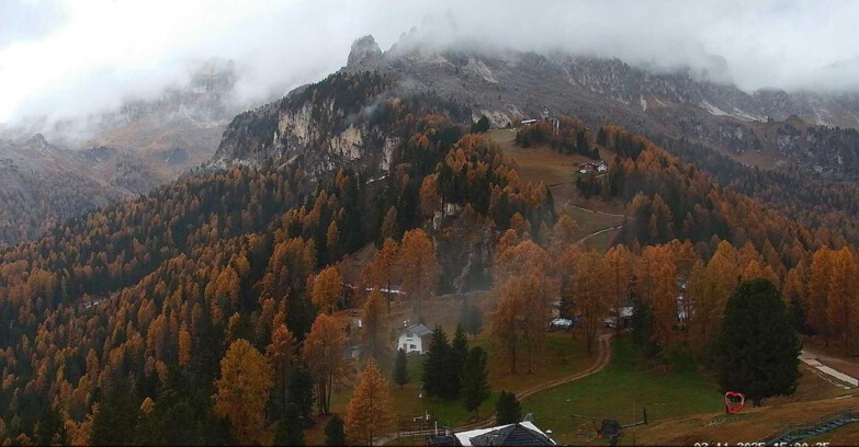 Webcam Vigo di Fassa-Pera-Ciampedìe - Vigo - seggiovia Prà Martin