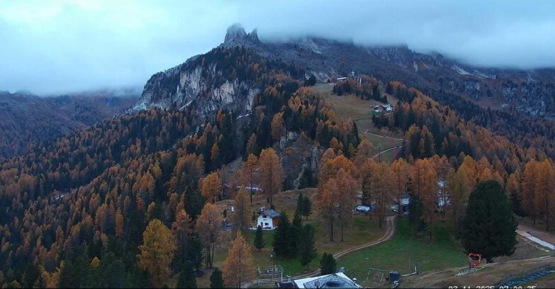 Webcam Vigo di Fassa-Pera-Ciampedìe - Vigo - seggiovia Prà Martin