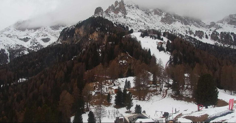 Webcam Vigo di Fassa-Pera-Ciampedie - Vigo - seggiovia Prà Martin