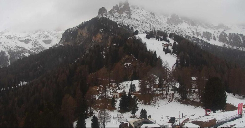 Webcam Vigo di Fassa-Pera-Ciampedie - Vigo - seggiovia Prà Martin