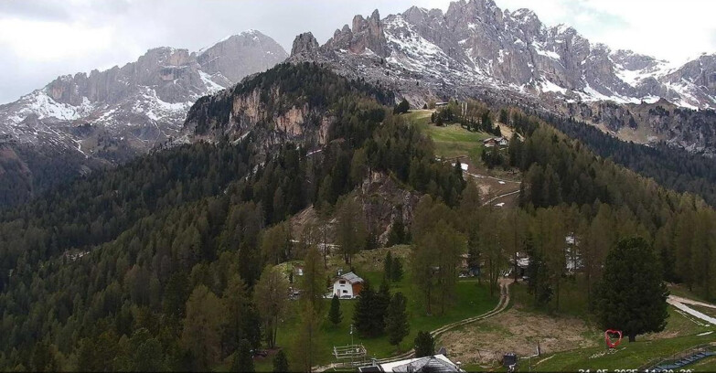 Webcam Vigo di Fassa-Pera-Ciampedìe - Vigo - seggiovia Prà Martin