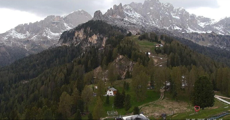 Webcam Vigo di Fassa-Pera-Ciampedìe - Vigo - seggiovia Prà Martin