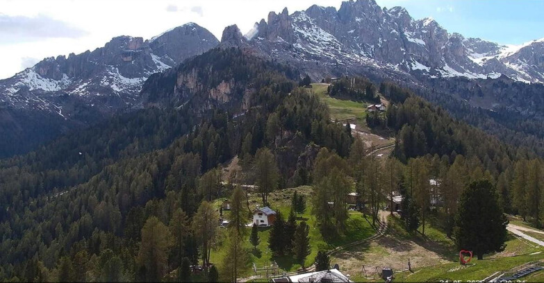 Webcam Vigo di Fassa-Pera-Ciampedìe - Vigo - seggiovia Prà Martin