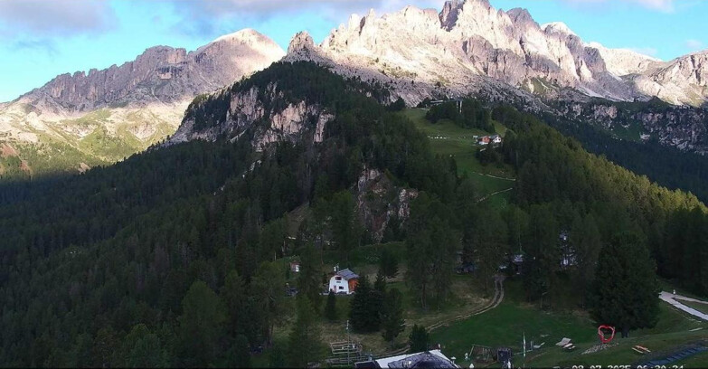 Webcam Vigo di Fassa-Pera-Ciampedie - Vigo - seggiovia Prà Martin 