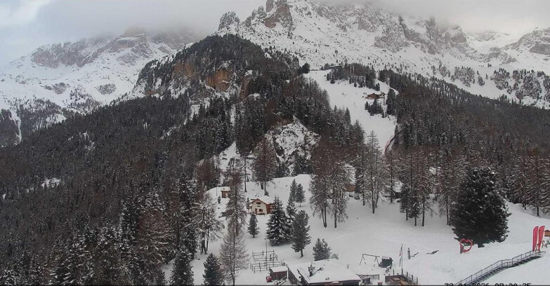 Webcam Vigo di Fassa-Pera-Ciampedìe - Vigo - seggiovia Prà Martin