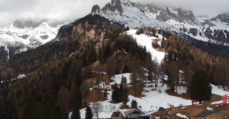 Webcam Vigo di Fassa-Pera-Ciampedìe - Vigo - seggiovia Prà Martin