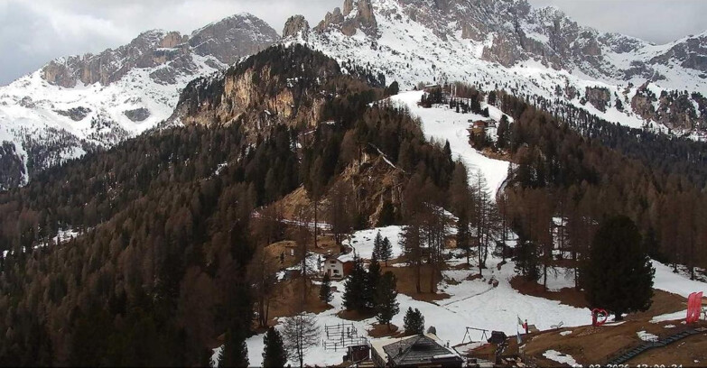 Webcam Vigo di Fassa-Pera-Ciampedìe - Vigo - seggiovia Prà Martin