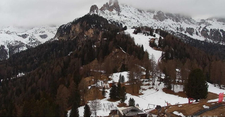 Webcam Vigo di Fassa-Pera-Ciampedìe - Vigo - seggiovia Prà Martin