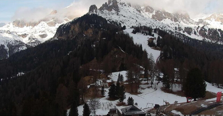 Webcam Vigo di Fassa-Pera-Ciampedìe - Vigo - seggiovia Prà Martin