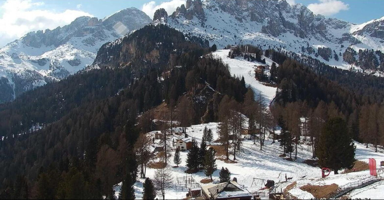 Webcam Vigo di Fassa-Pera-Ciampedie - Vigo - seggiovia Prà Martin