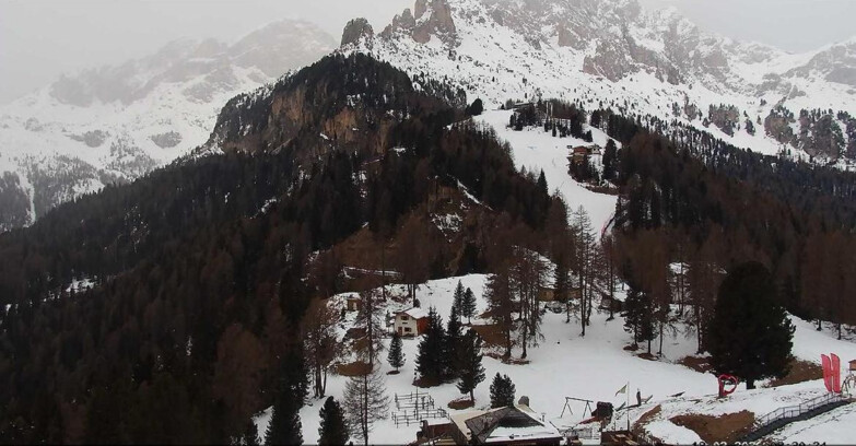 Webcam Vigo di Fassa-Pera-Ciampedìe - Vigo - seggiovia Prà Martin