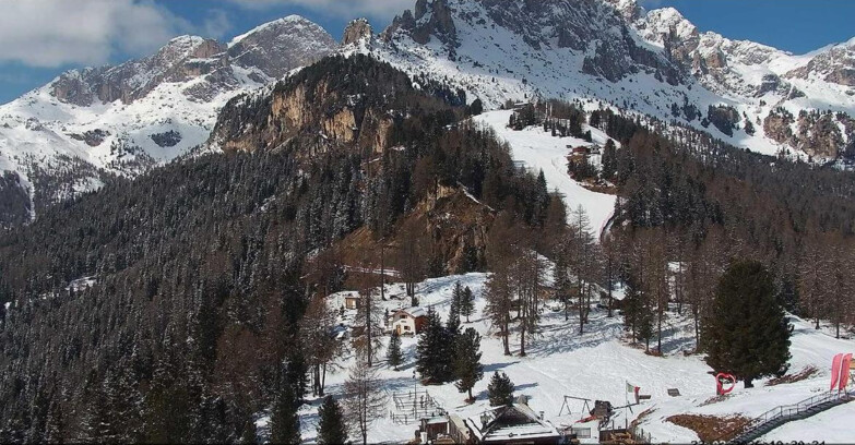 Webcam Vigo di Fassa-Pera-Ciampedìe - Vigo - seggiovia Prà Martin