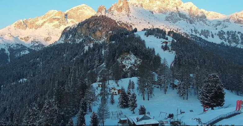 Webcam Vigo di Fassa-Pera-Ciampedie - Vigo - seggiovia Prà Martin 