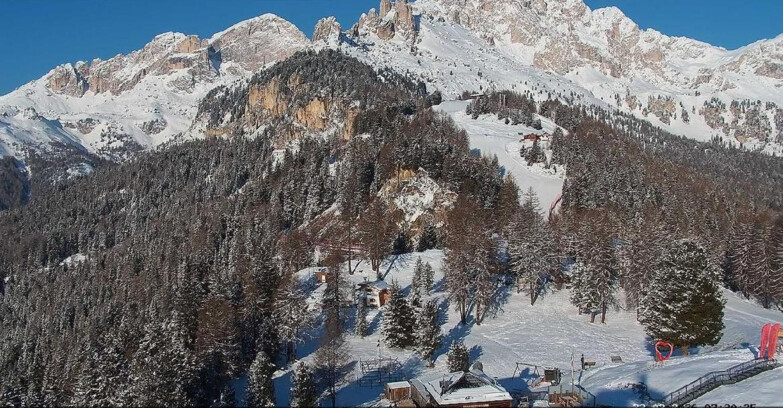 Webcam Vigo di Fassa-Pera-Ciampedie - Vigo - seggiovia Prà Martin 