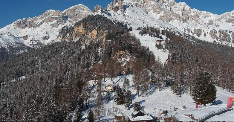 Webcam Vigo di Fassa-Pera-Ciampedie - Vigo - seggiovia Prà Martin 