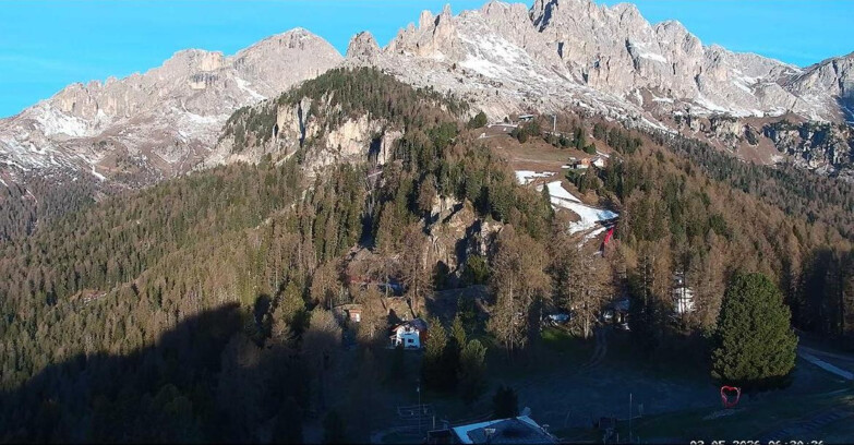 Webcam Vigo di Fassa-Pera-Ciampedìe - Vigo - seggiovia Prà Martin
