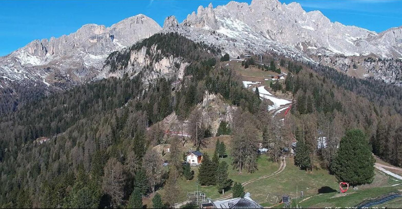 Webcam Vigo di Fassa-Pera-Ciampedìe - Vigo - seggiovia Prà Martin