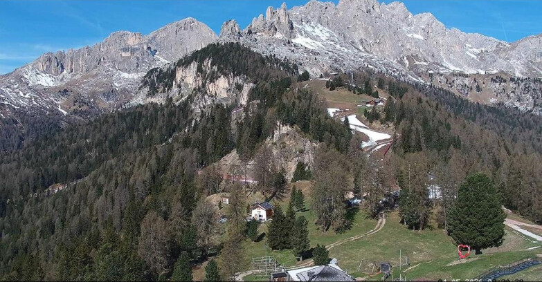 Webcam Vigo di Fassa-Pera-Ciampedìe - Vigo - seggiovia Prà Martin