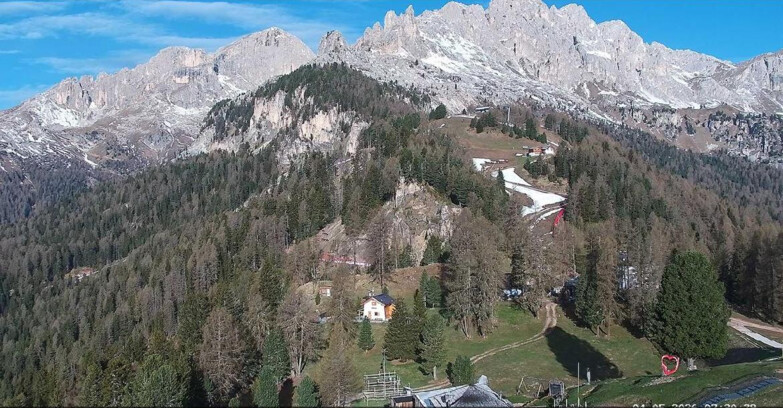 Webcam Vigo di Fassa-Pera-Ciampedìe - Vigo - seggiovia Prà Martin