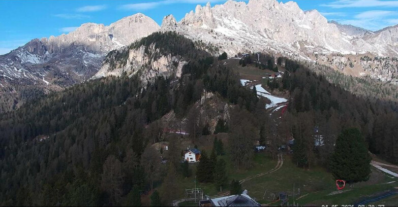 Webcam Vigo di Fassa-Pera-Ciampedìe - Vigo - seggiovia Prà Martin