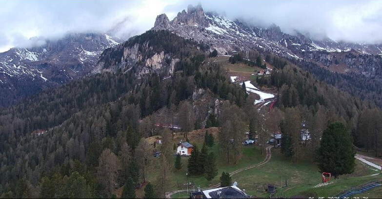 Webcam Vigo di Fassa-Pera-Ciampedie - Vigo - seggiovia Prà Martin
