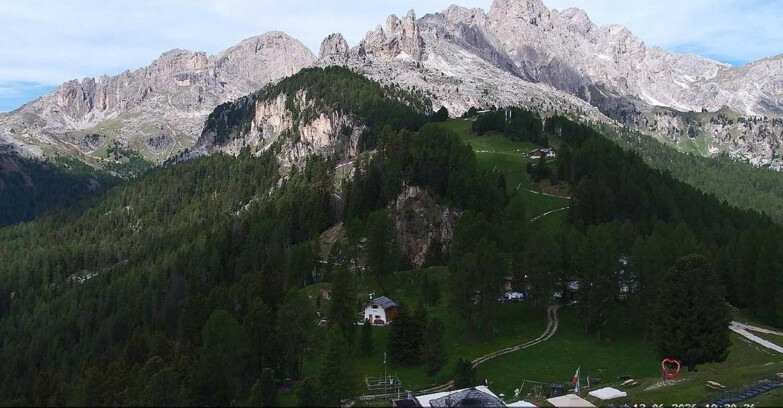 Webcam Vigo di Fassa-Pera-Ciampedìe - Vigo - seggiovia Prà Martin